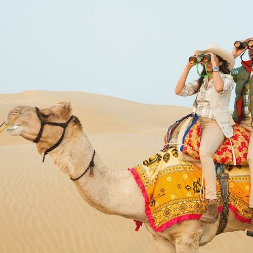 Camel Ride Couple