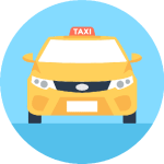 Taxi Icon Circle